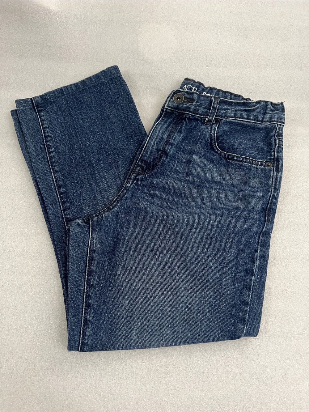 The Children's Place Blue Straight Jeans Size 12 Husky